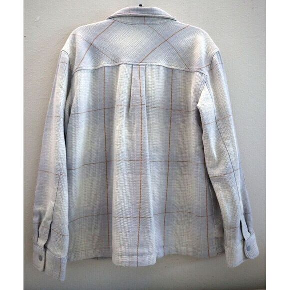 The North Face Women's Sz L Dusty Periwinkle Valley Twill Utility Shacket - Picture 2 of 12